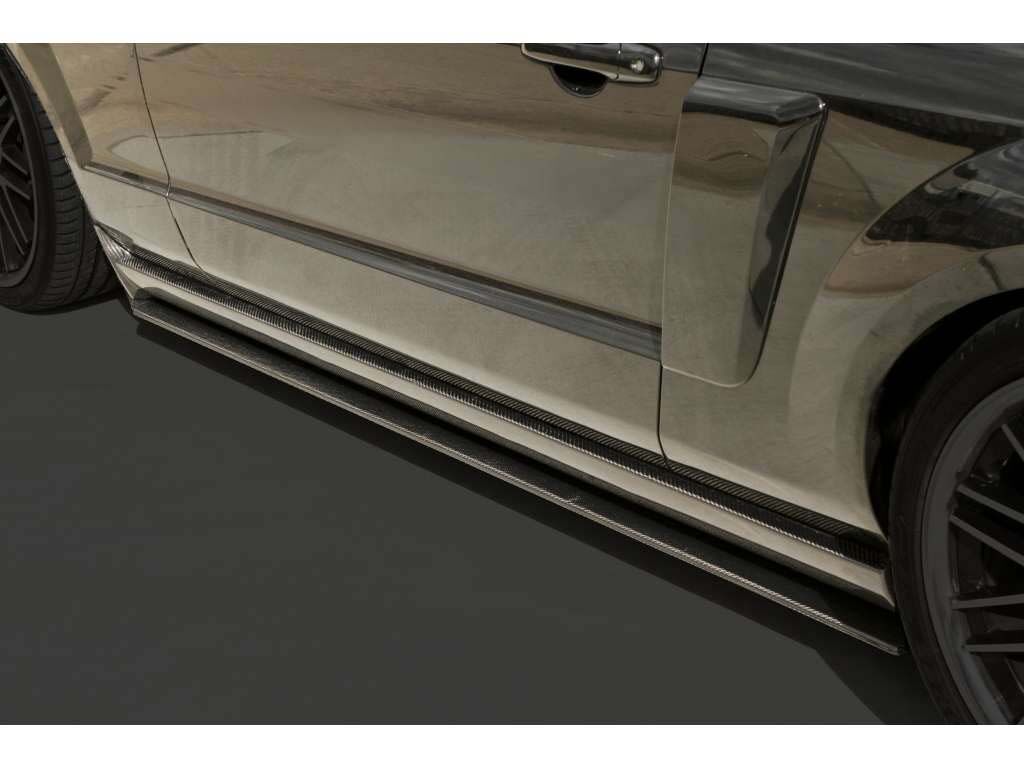 2005-2009 Ford Mustang V6/GT/GT500 Carbon Fiber Side Skirt Splitters