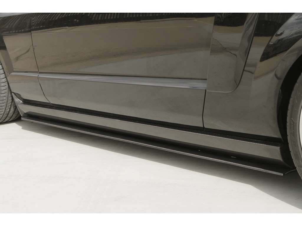 2005-2009 Ford Mustang V6/GT/GT500 Carbon Fiber Side Skirt Splitters
