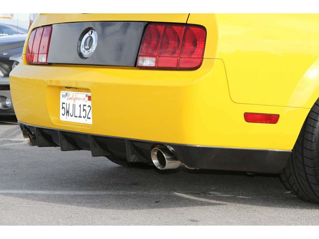 2007-2009 Ford Mustang GT500 Carbon Fiber Rear Diffuser Cover