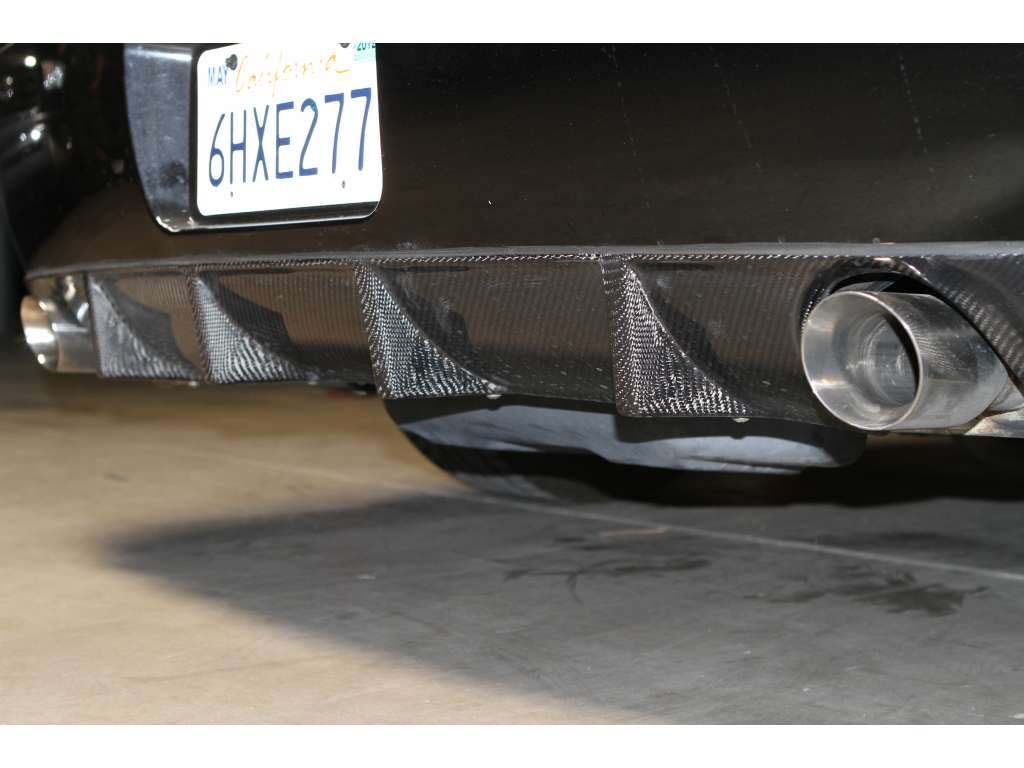 2007-2009 Ford Mustang GT500 Carbon Fiber Rear Diffuser Cover