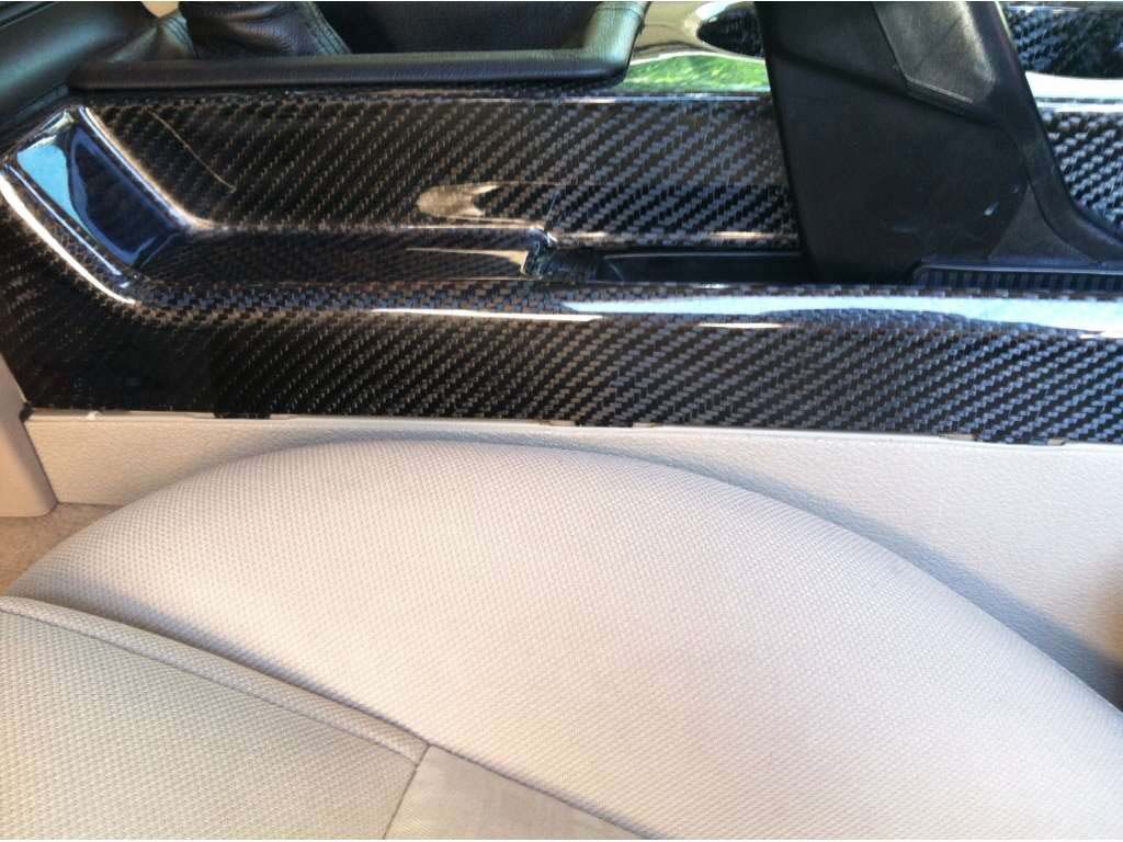2005-2009 Ford Mustang Carbon Fiber OEM Center Console - TC10024-LG95