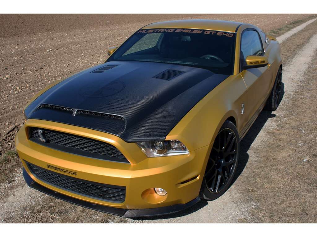 2010-2014 Ford Mustang GT500 Venom Dual-Functional Ram Air Carbon Fiber Hood