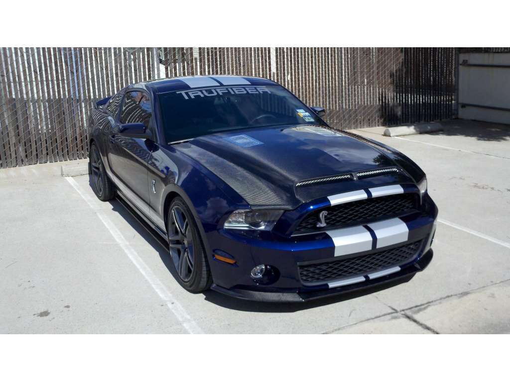 2010-2014 Ford Mustang GT500 Venom Dual-Functional Ram Air Carbon Fiber Hood