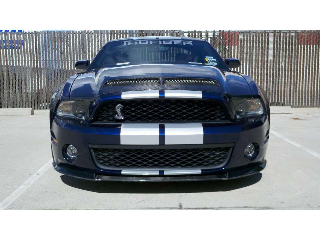2010-2014 Ford Mustang GT500 Venom Dual-Functional Ram Air Carbon Fiber Hood
