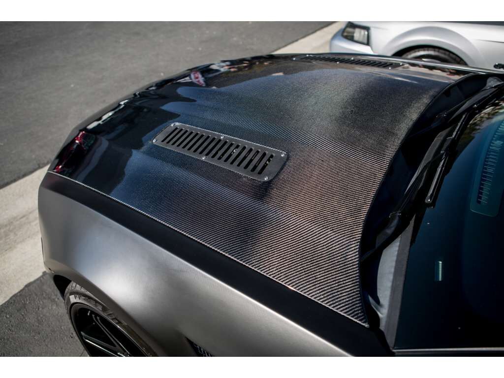 2010-2012 Ford Mustang A61 Functional Ram Air Carbon Fiber Hood