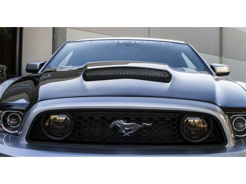 2013-2014 Ford Mustang V6/GT A72 Dual-Functional Ram Air Carbon Fiber Hood