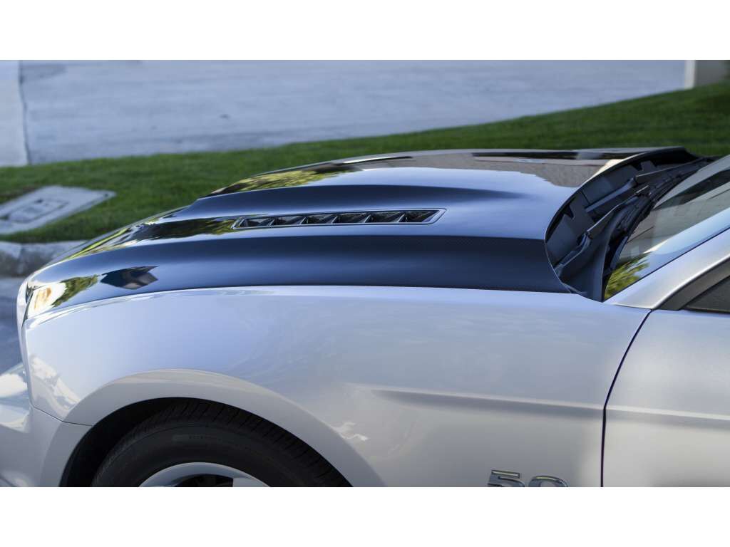 2013-2014 Ford Mustang V6/GT A72 Dual-Functional Ram Air Carbon Fiber Hood
