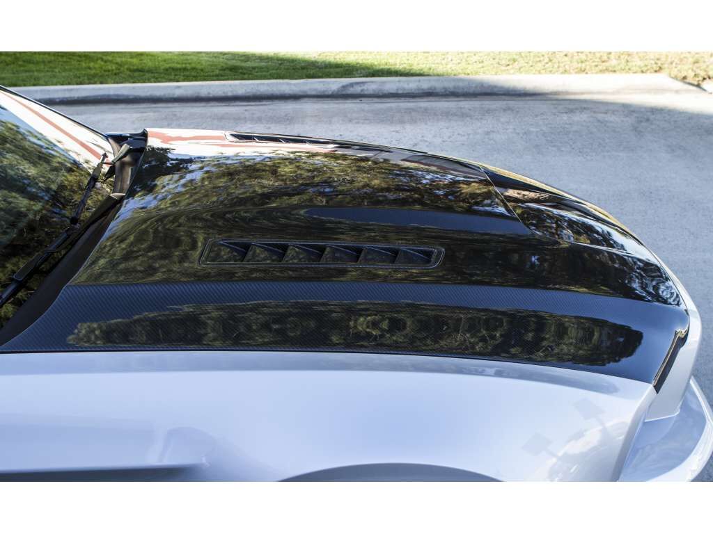2013-2014 Ford Mustang V6/GT A72 Dual-Functional Ram Air Carbon Fiber Hood