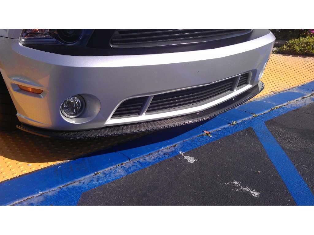 2010-2012 Ford Mustang Roush Carbon Fiber Front Bumper Lip Spoiler