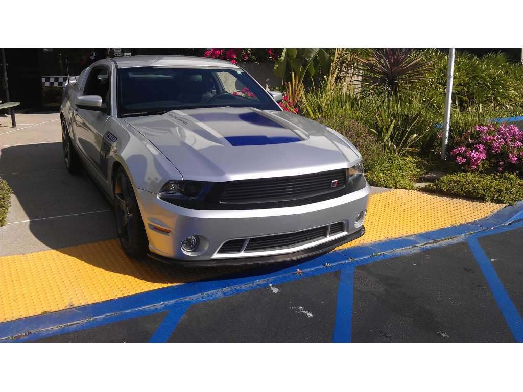 2010-2012 Ford Mustang Roush Carbon Fiber Front Bumper Lip Spoiler