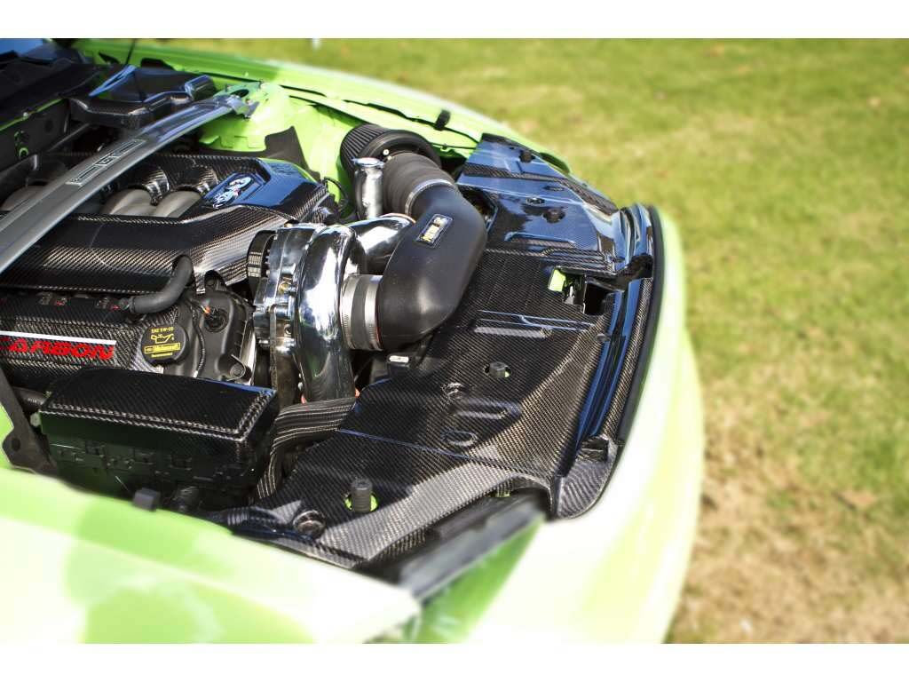 2013-2014 Ford Mustang Carbon Fiber OEM Radiator Cover