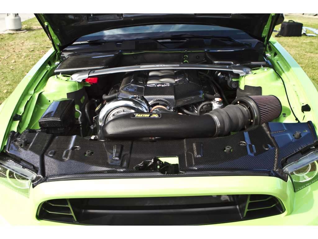2013-2014 Ford Mustang Carbon Fiber OEM Radiator Cover
