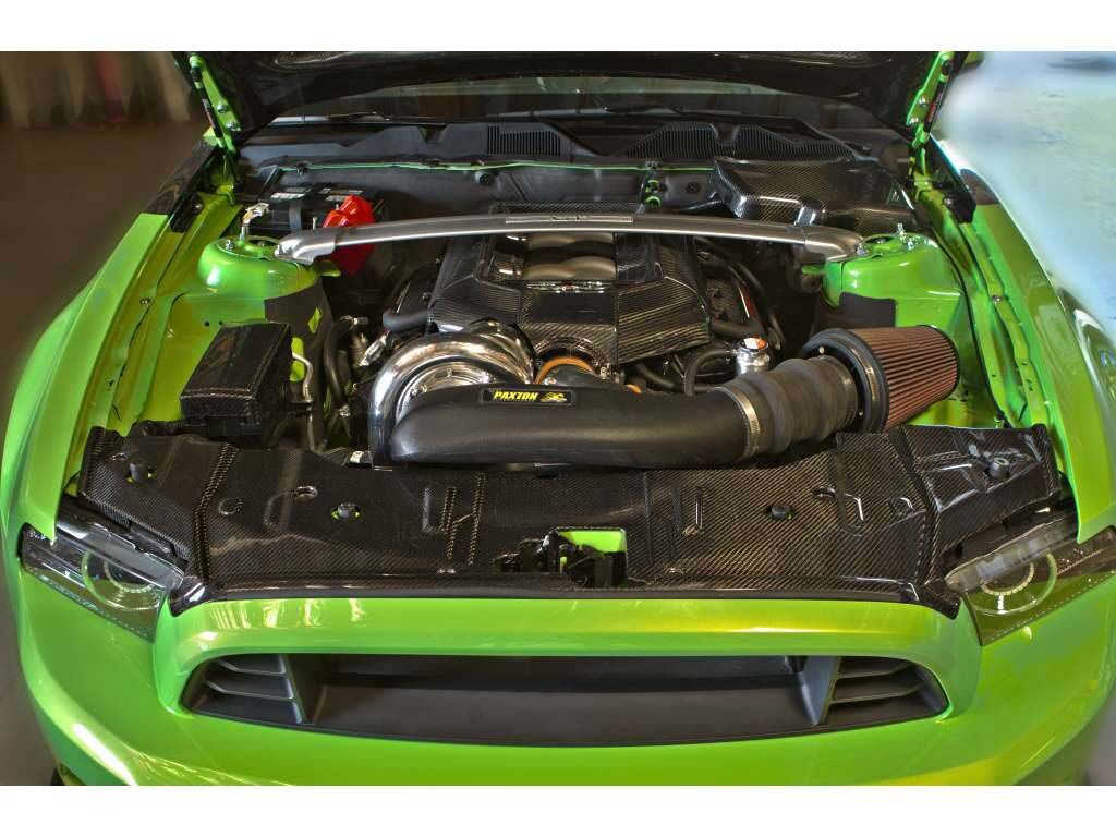 2013-2014 Ford Mustang Carbon Fiber OEM Radiator Cover