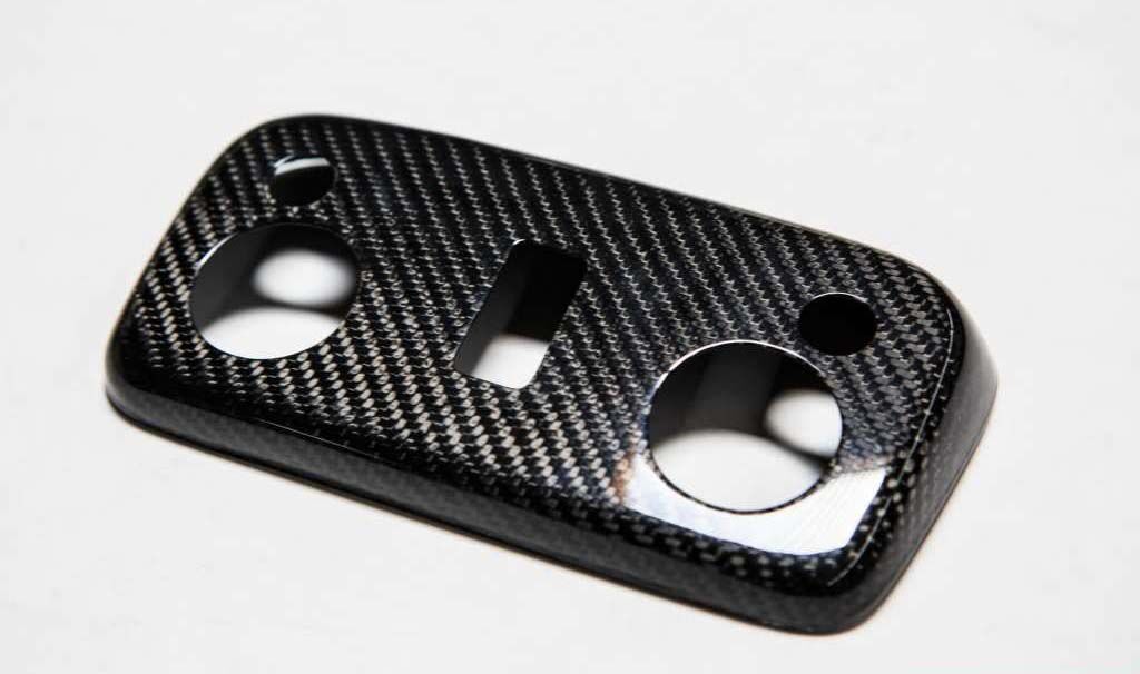 2013-2014 Ford Mustang Convertible Carbon Fiber Map Light Cover - TC10025-LG145