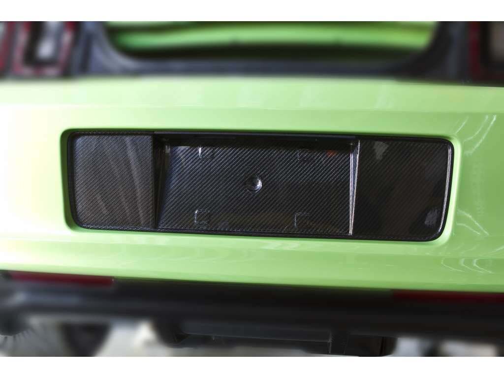 2013-2014 Ford Mustang V6/GT/GT500 Carbon Fiber Rear License Plate Surround