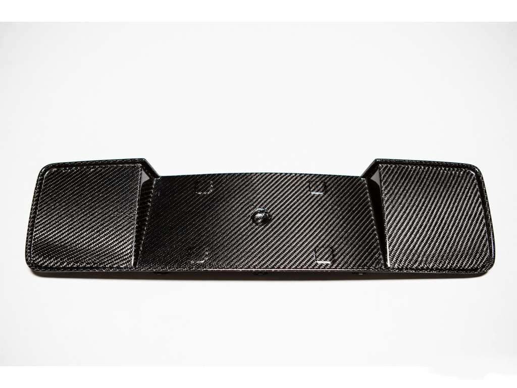 2013-2014 Ford Mustang V6/GT/GT500 Carbon Fiber Rear License Plate Surround - TC