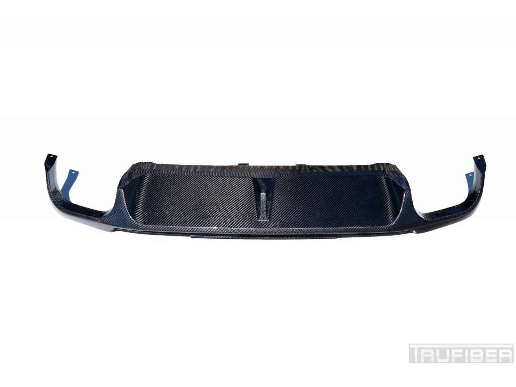 2013-2014 Ford Mustang Boss/GT500 Carbon Fiber Quad-Tip Rear Diffuser