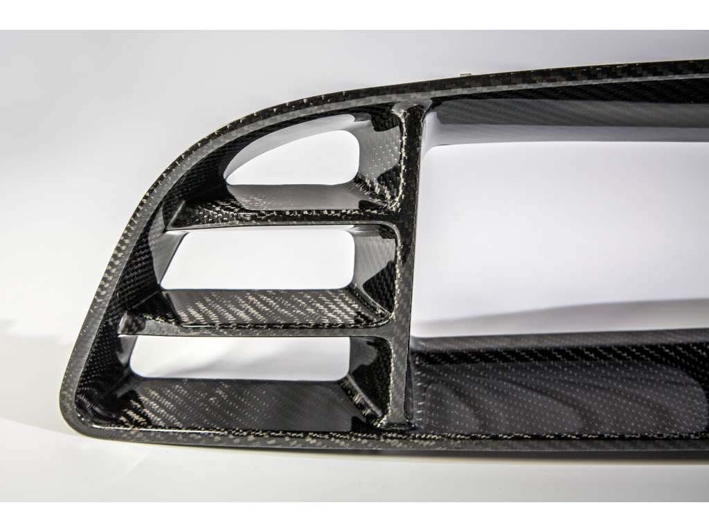 2013-2014 Ford Mustang GT Carbon Fiber Front Bumper Upper Insert