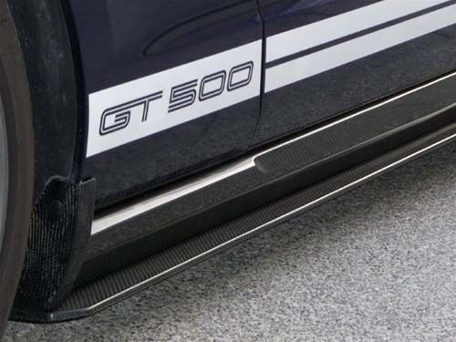 2010-2014 Ford Mustang V6/GT/GT500 Carbon Fiber Side Splitters