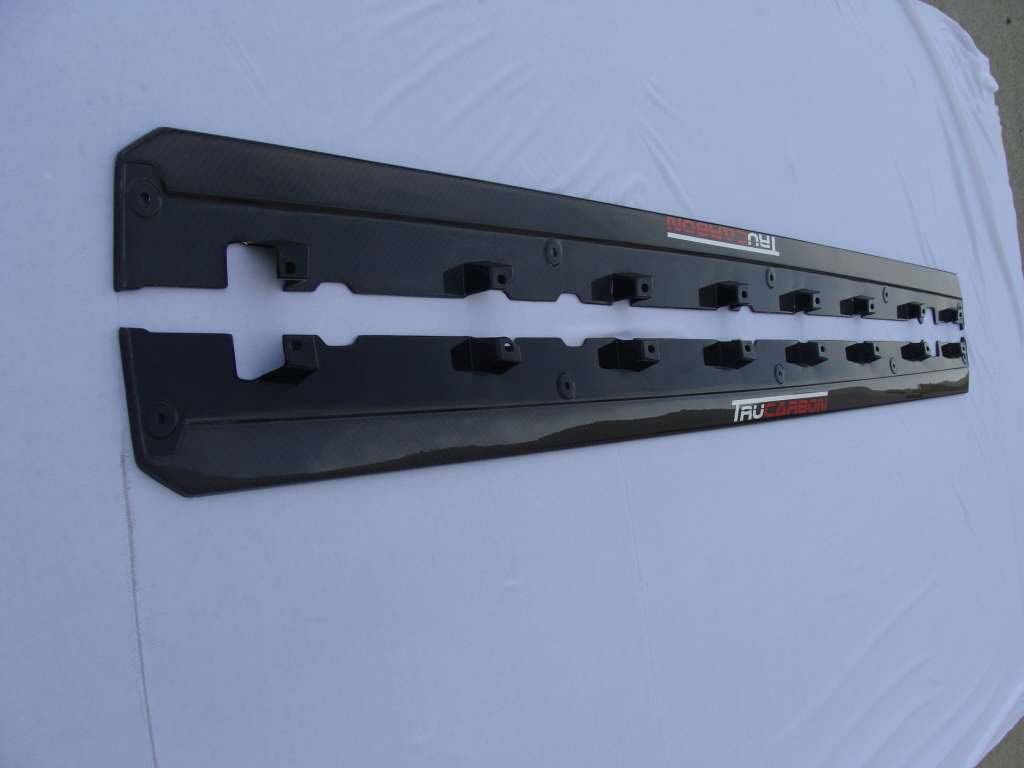2010-2014 Ford Mustang V6/GT/GT500 Carbon Fiber Side Splitters