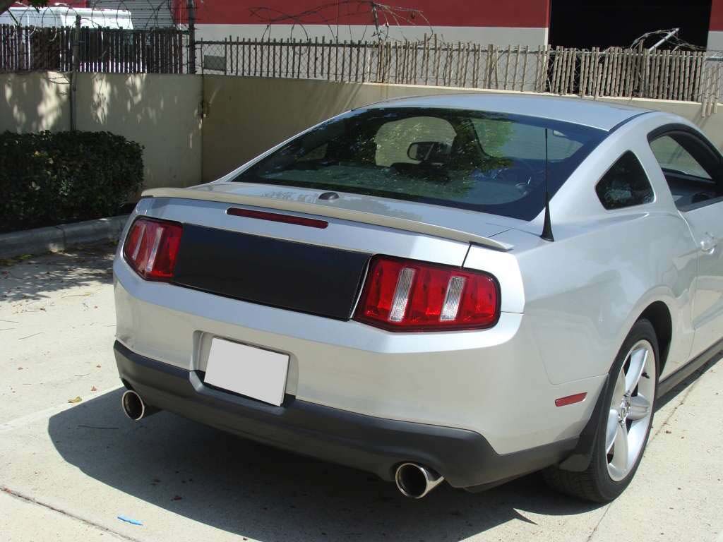 2010-2014 Ford Mustang Carbon Fiber Blackout Panel w/o Hole