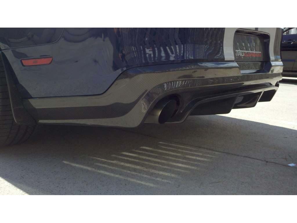 2010-2012 Ford Mustang V6/GT/GT500 Carbon Fiber Rear Diffuser
