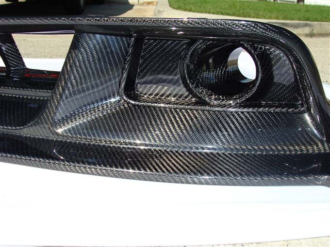2010-2012 Ford Mustang GT Carbon Fiber Front Bumper Lip Spoiler