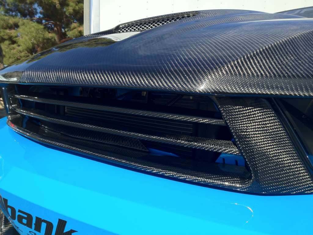2010-2012 Ford Mustang GT Carbon Fiber Front Bumper Grille