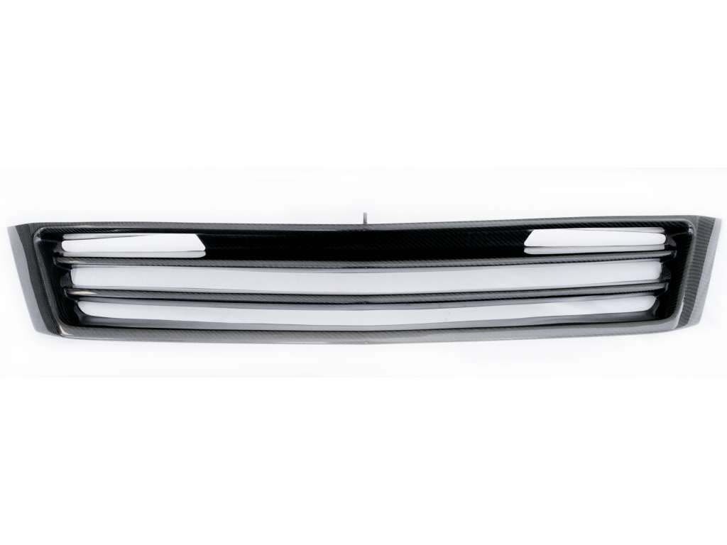 2010-2012 Ford Mustang GT Carbon Fiber Front Bumper Grille - TC10025-LG88