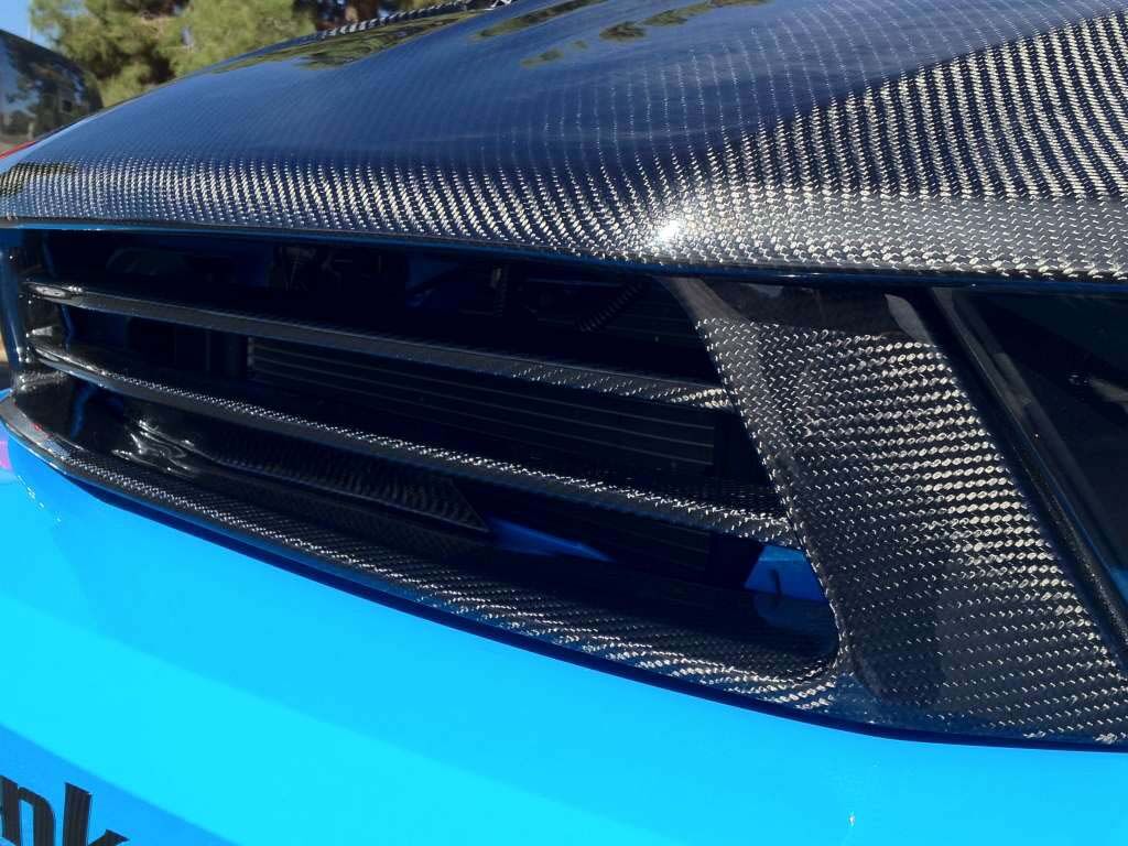 2010-2012 Ford Mustang GT Carbon Fiber Front Bumper Grille
