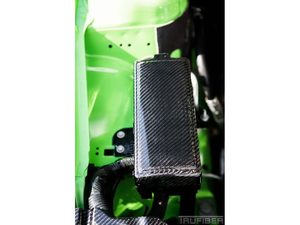 2010-2014 Ford Mustang V6/GT/GT500 Carbon Fiber Fuse Box Cover