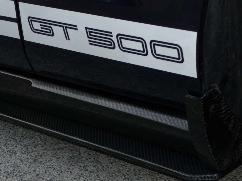 2010-2012 Ford Mustang V6/GT/GT500 Carbon Fiber OEM XR4 Side Skirts