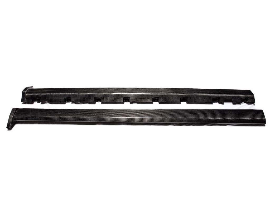 2013-2014 Ford Mustang V6/GT/GT500 Carbon Fiber OEM Side Skirts