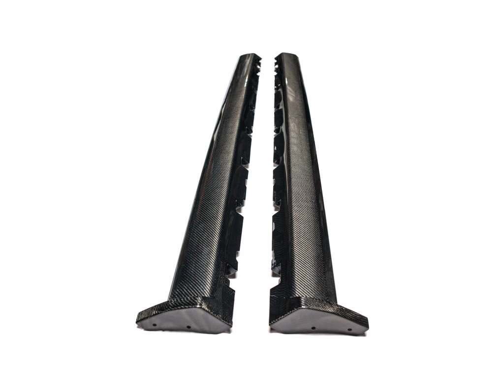 2013-2014 Ford Mustang V6/GT/GT500 Carbon Fiber OEM Side Skirts