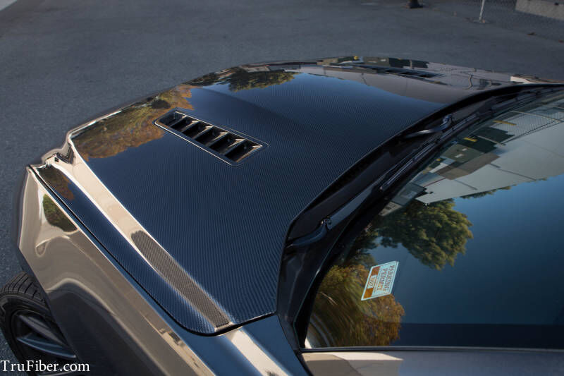 2015-2017 Ford Mustang Ecoboost/V6/GT A72 Dual-Functional Ram Air Carbon Fiber Hood