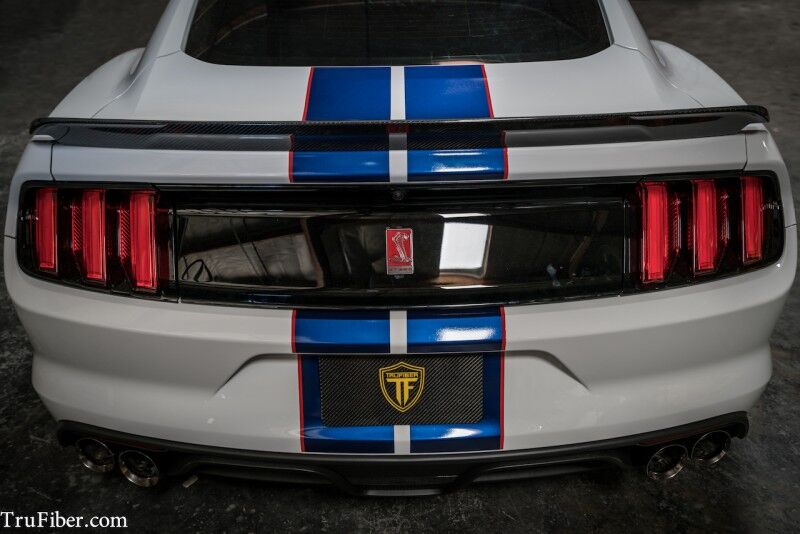2015-2023 Ford Mustang Coupe Carbon Fiber Rear Spoiler DCA60