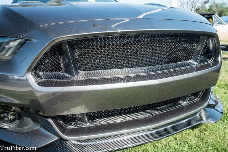 2015-2017 Ford Mustang Ecoboost/V6/GT Carbon Fiber Front Bumper Lower Grille