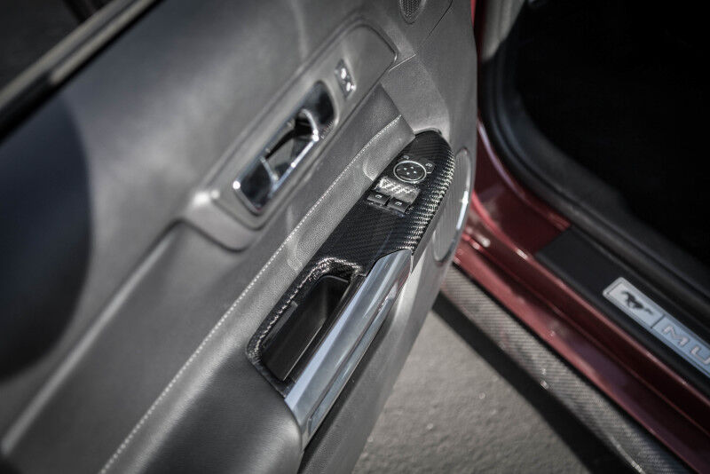 2015-2023 Ford Mustang V6/GT/Ecoboost Carbon Fiber Window Switch Covers 2PC