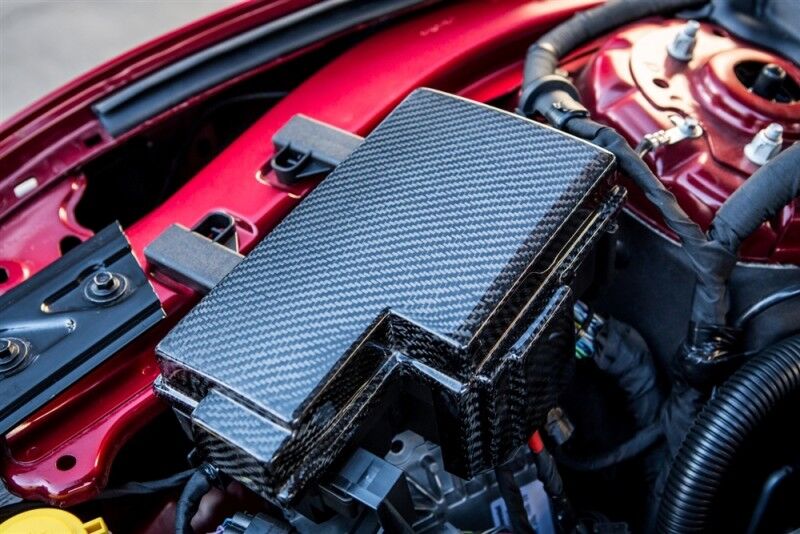 2015-2023 Ford Mustang V6/GT/Ecoboost Carbon Fiber Fuse Box Cover