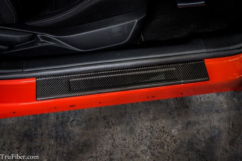 2015-2023 Ford Mustang V6/GT/Ecoboost Carbon Fiber Door Sills 2PC