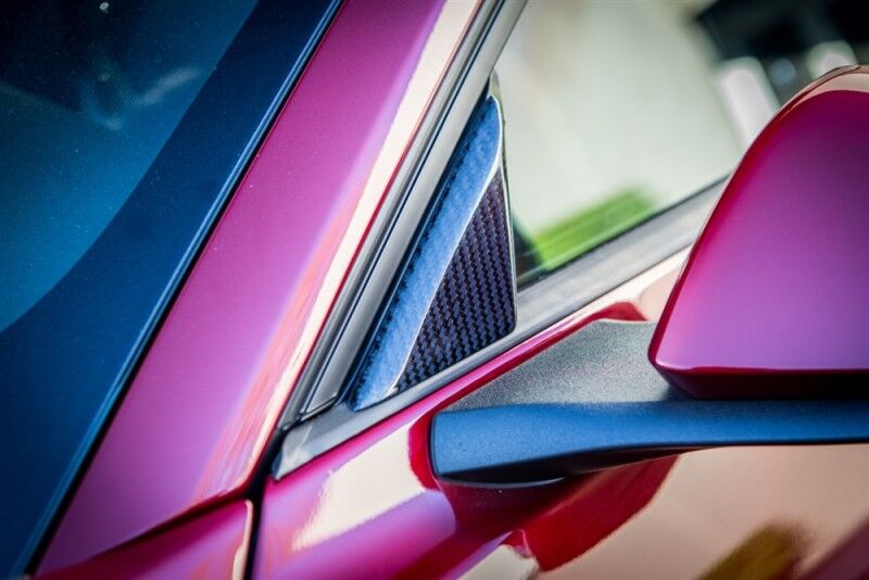 2015-2023 Ford Mustang V6/GT/Ecoboost Carbon Fiber Mirror Triangle Covers
