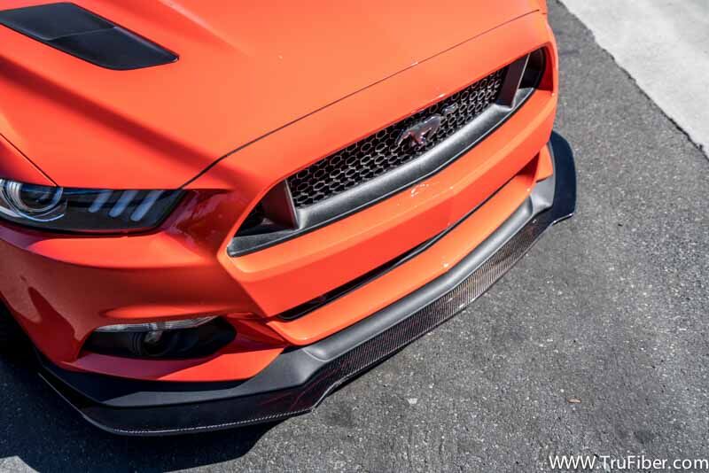 2015-2017 Ford Mustang Carbon Fiber Front Splitter