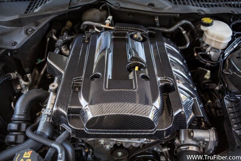 2015-2017 Ford Mustang Ecoboost Carbon Fiber Engine Cover