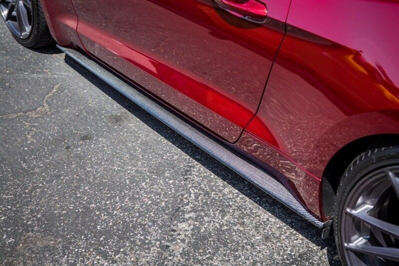 2015-2023 Ford Mustang Carbon Fiber Side Splitters / Skirts
