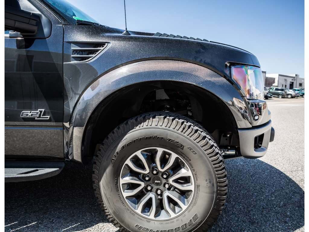 2013-2014 Ford F-150 Raptor Carbon Fiber OEM Front Fender Flares