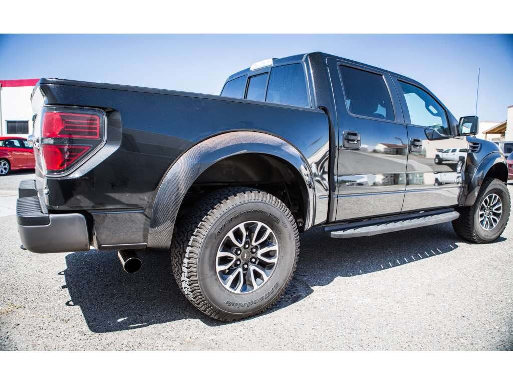 2013-2014 Ford F-150 Raptor Carbon Fiber OEM OEM Rear Fender Flares