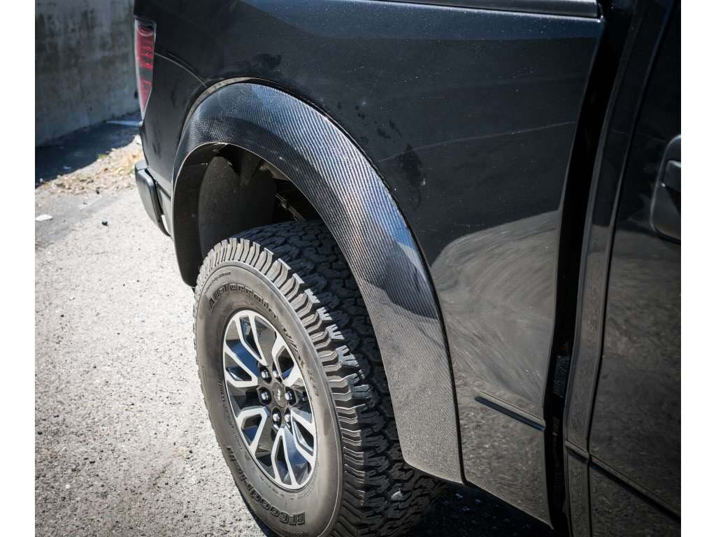 2013-2014 Ford F-150 Raptor Carbon Fiber OEM OEM Rear Fender Flares
