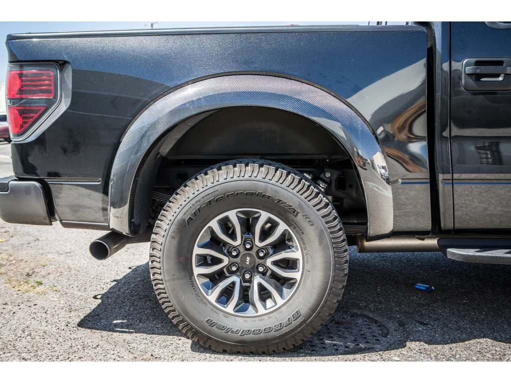 2013-2014 Ford F-150 Raptor Carbon Fiber OEM OEM Rear Fender Flares - TC10121-LG