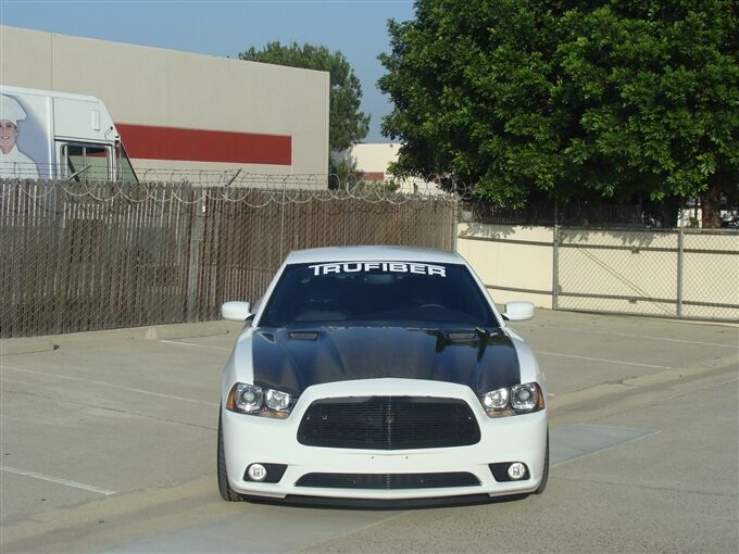 2011-2014 Dodge Charger RTC Functional Ram Air Carbon Fiber Hood
