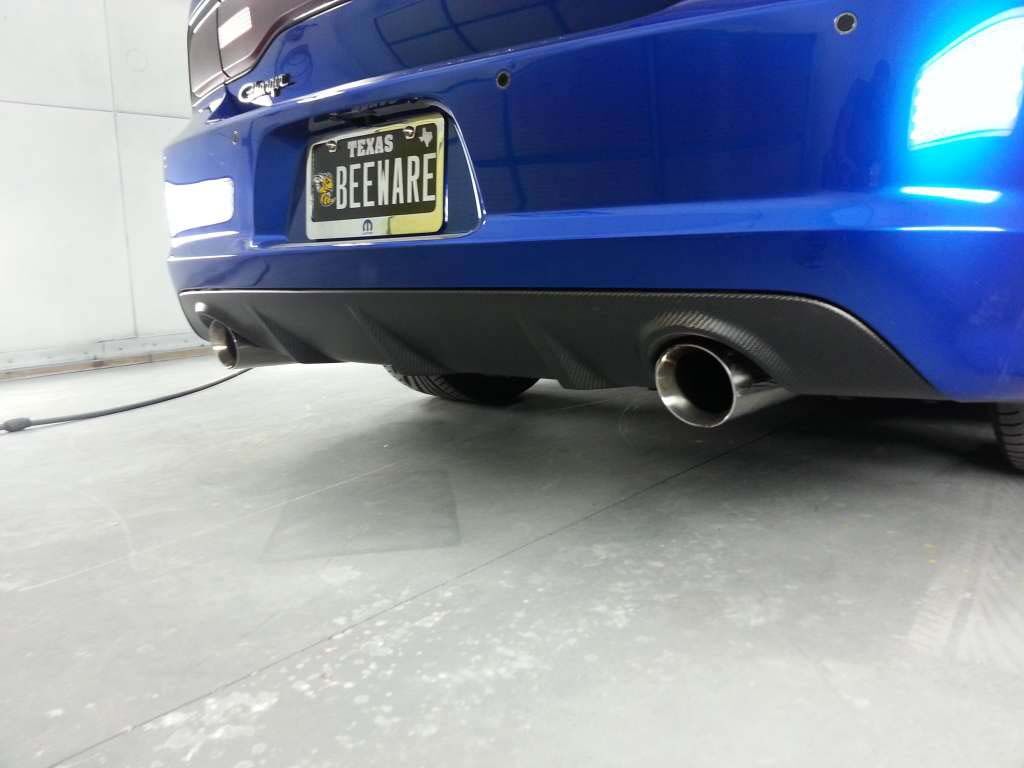 2011-2014 Dodge Charger SRT-8 Carbon Fiber OEM Rear Diffuser
